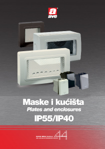 Nadgradne kutije, kućišta i maske u IP zaštiti, SISTEM 44 - brošura